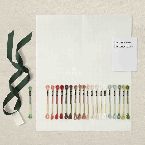 DMC borduurkit Alfabet & Dieren merklap - Afbeelding 4