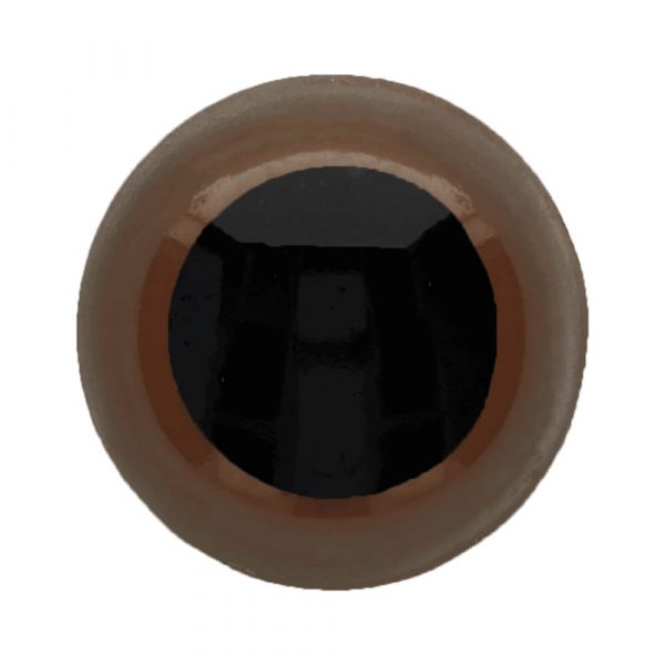 Veiligheidsoogjes 10mm bruin (5 paar)