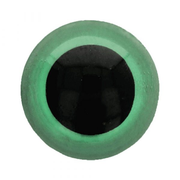 Veiligheidsoogjes 10mm groen (5 paar)