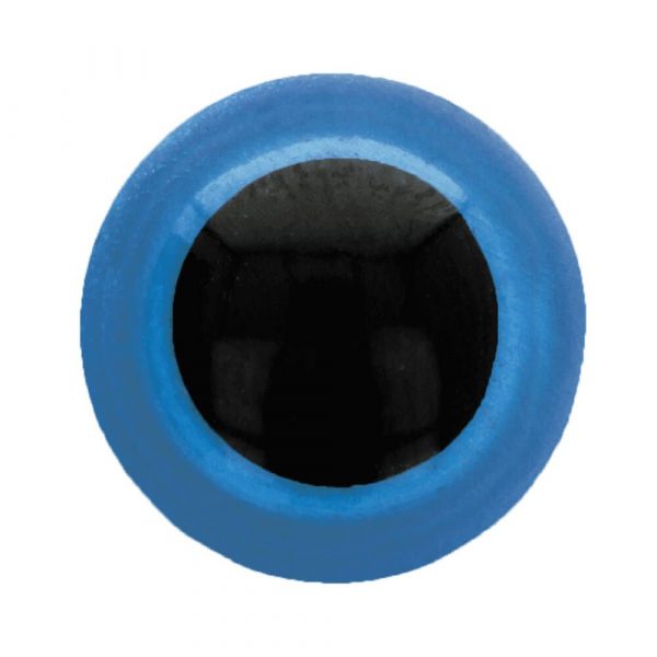 Veiligheidsoogjes 14mm blauw (5 paar)