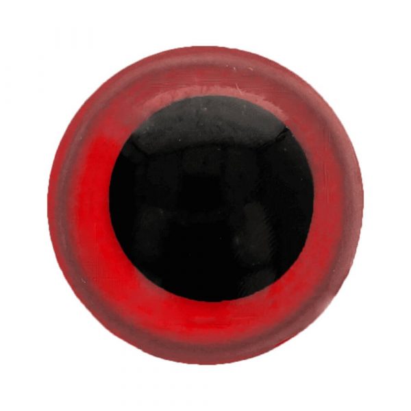 Veiligheidsoogjes 8mm rood (5 paar)