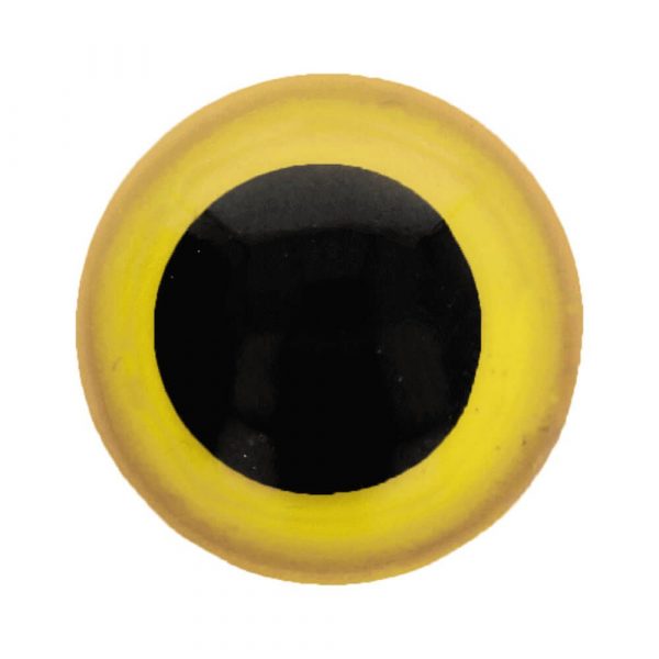 Veiligheidsoogjes 18mm Geel (3 paar)