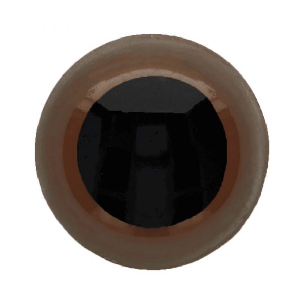 Veiligheidsoogjes 24mm Bruin (2 paar)