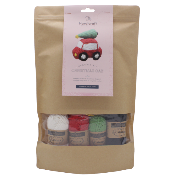 DIY Haakpakket - Kerstauto - Afbeelding 4