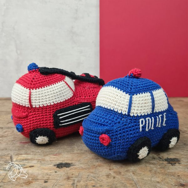 DIY Haakpakket - Politie Auto - Afbeelding 7