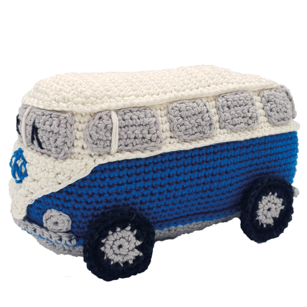 DIY Haakpakket - Retro Busje Blauw