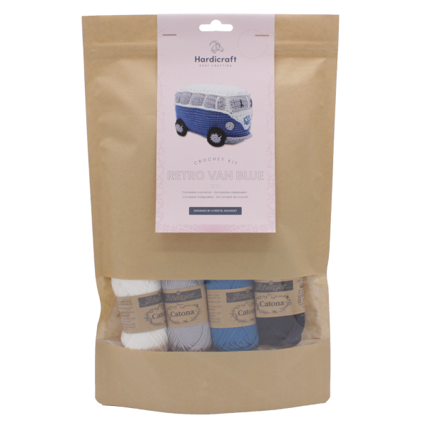 DIY Haakpakket - Retro Busje Blauw - Afbeelding 5