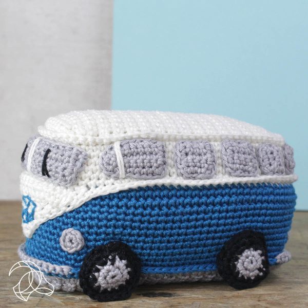 DIY Haakpakket - Retro Busje Blauw - Afbeelding 3