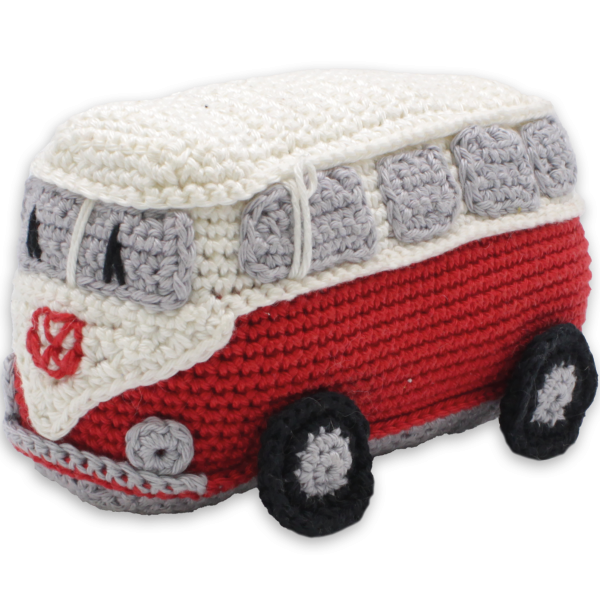 DIY Haakpakket - Retro Busje Rood