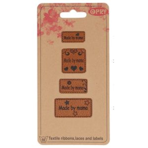 Opry leren labels Made by mama