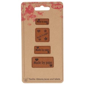 Opry leren labels Made by papa