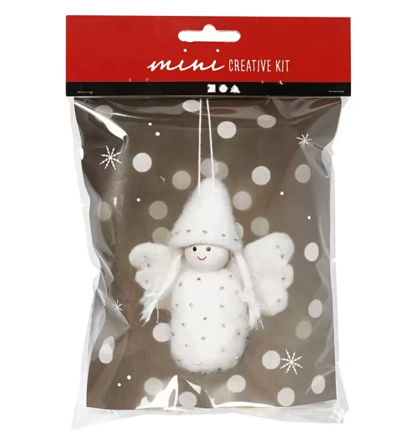 Mini Creative Kit - Schattige Kerstengel 10 cm