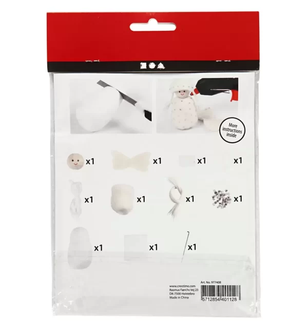 Mini Creative Kit - Schattige Kerstengel 10 cm - Afbeelding 3
