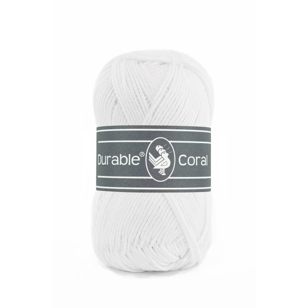 Durable Coral katoen 50 gram 310 - White
