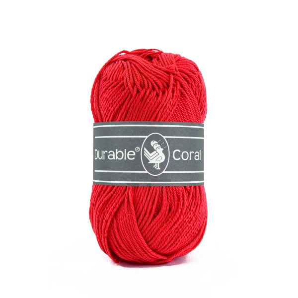 Durable Coral katoen 50 gram 318 - Tomato