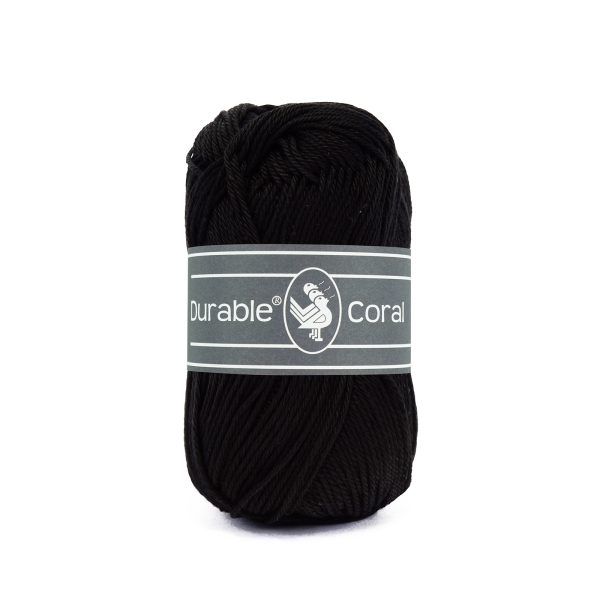 Durable Coral katoen 50 gram 325 - Black