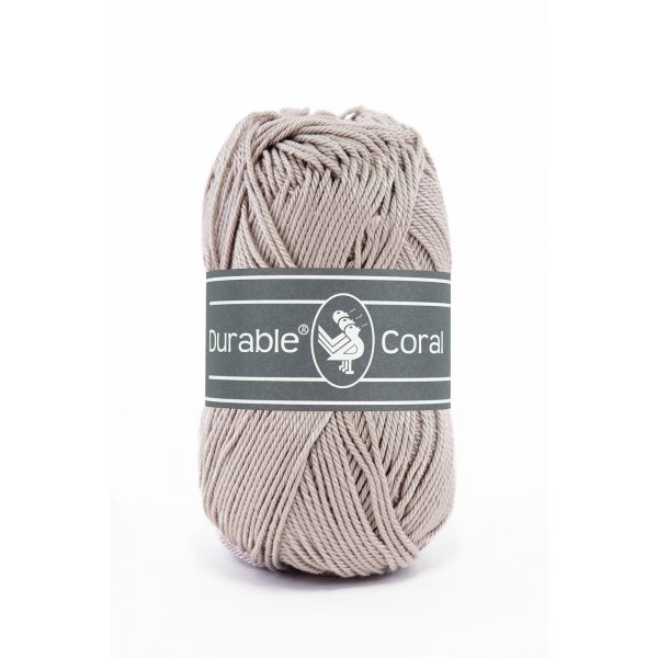 Durable Coral katoen 50 gram 340 - Taupe