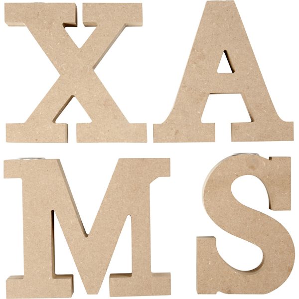 XMAS Letter Kandelaar H14,5 cm dikte 3,2 cm - Afbeelding 4