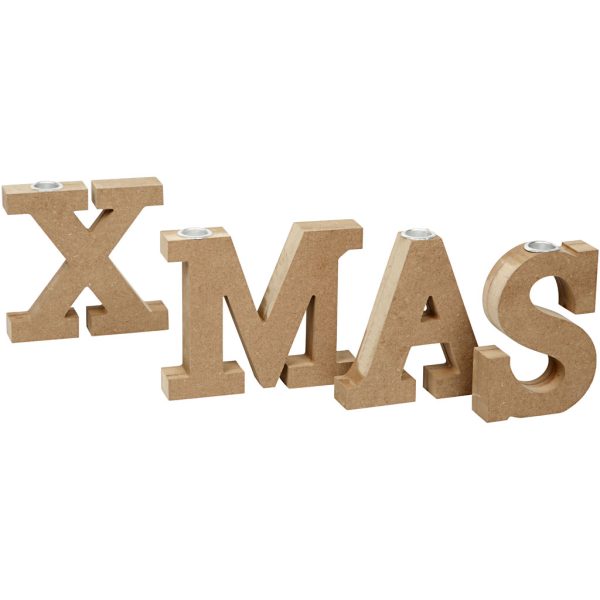 XMAS Letter Kandelaar H14,5 cm dikte 3,2 cm - Afbeelding 5