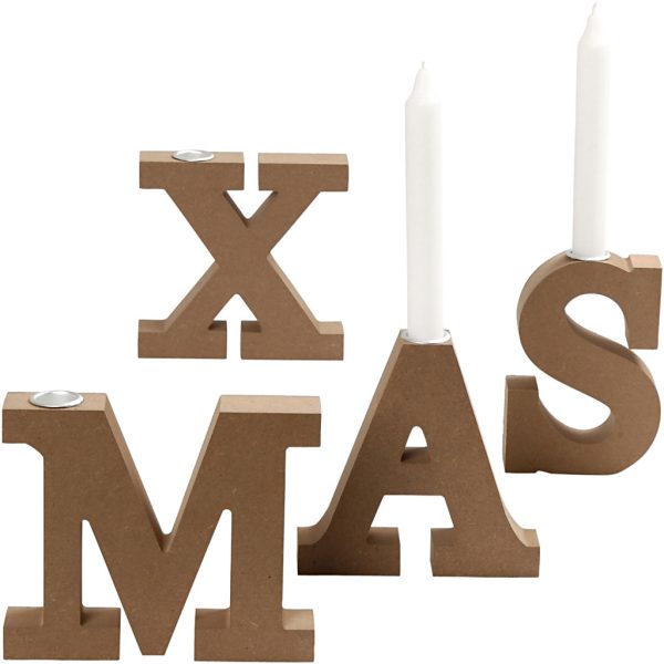 XMAS Letter Kandelaar H14,5 cm dikte 3,2 cm - Afbeelding 8