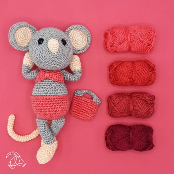 Hardicraft DIY Haakpakket Daisy Muis - Afbeelding 3