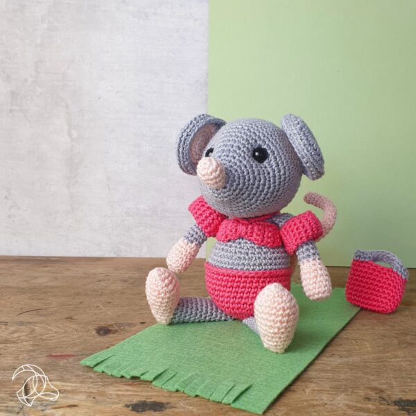 Hardicraft DIY Haakpakket Daisy Muis - Afbeelding 5