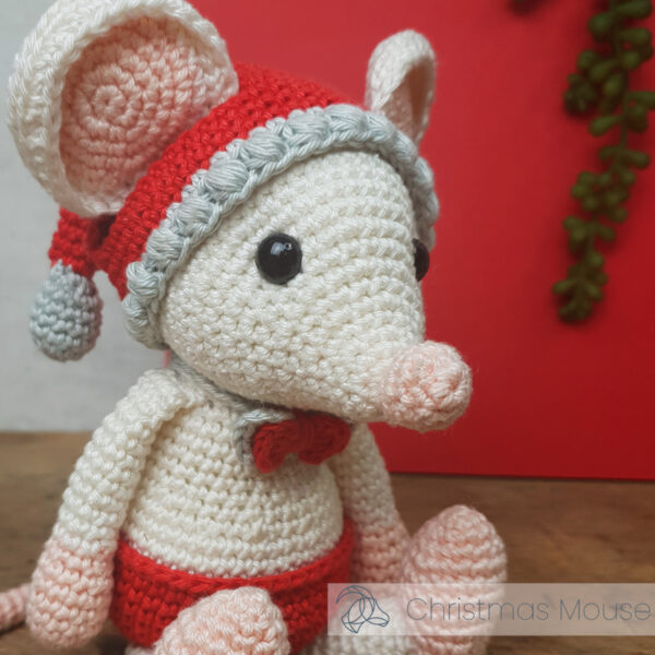 Hardicraft DIY Haakpakket Kerstmuis - Afbeelding 4