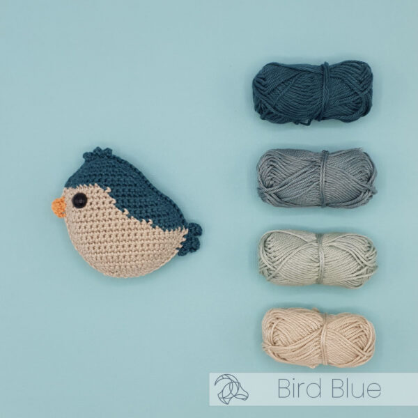 Hardicraft DIY Haakpakket Vogel Blauw