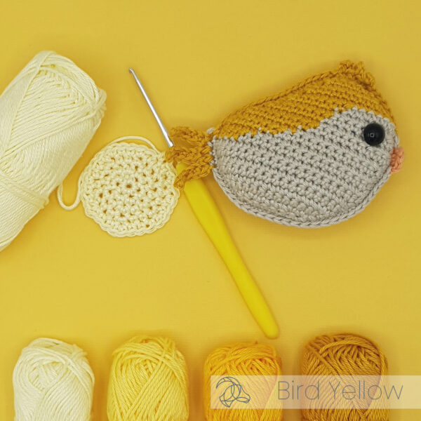 Hardicraft DIY Haakpakket Vogel Geel - Afbeelding 2