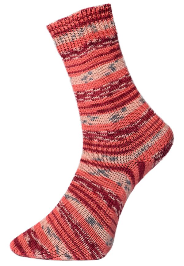 Pro Lana Fashion 4 Sokkenwol Golden Socks 686 roze - Afbeelding 2