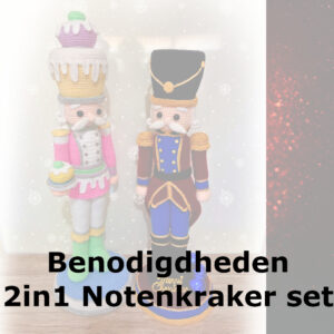 Benodigdheden 2in1 notenkraker set