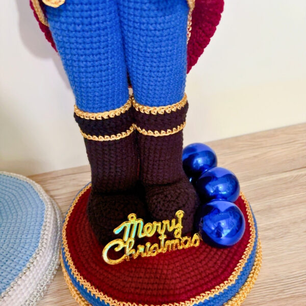 Kerstdecoratie Merry christmas tekst 7cm Goud - Afbeelding 2