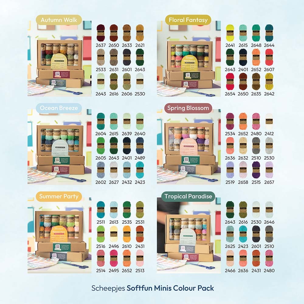 Scheepjes Softfun colour pack 12x20g Autumn Walk - Afbeelding 5